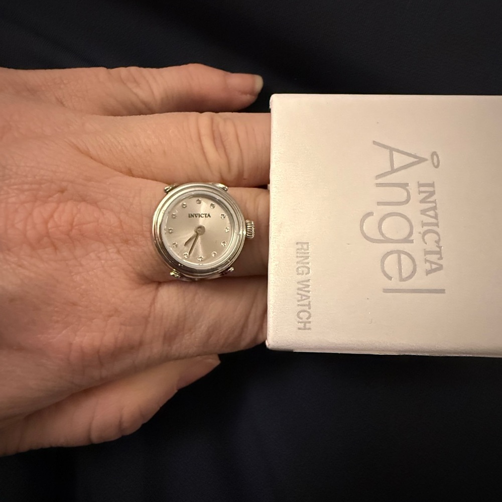Invicta Angel Women's Ring Watch - 17.5mm, Steel